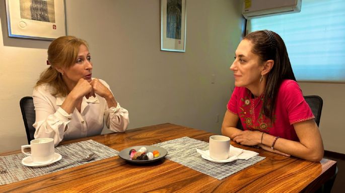 Claudia Sheinbaum se reúne con Tatiana Clouthier: “Feliz de encontrarnos y trabajar juntas”