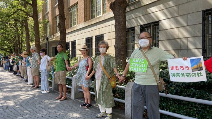 Marchan en Tokio a favor de modificar plan de urbanización