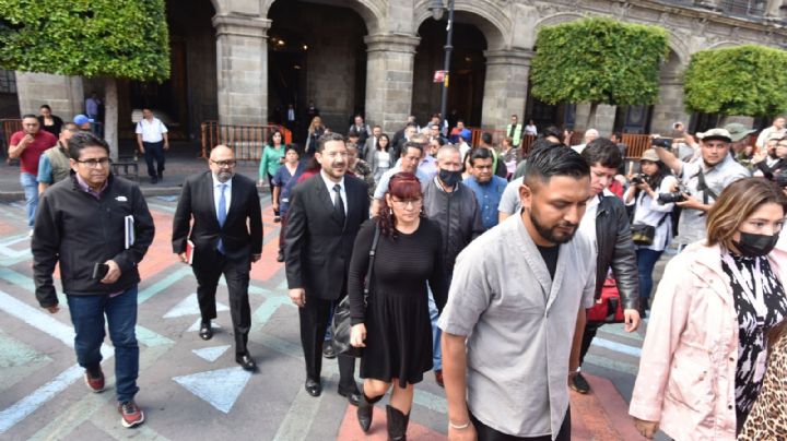 Así fue el simulacro 2023 en el Zócalo de CDMX (Video)