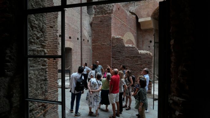 Abren al público palacio imperial en Roma después de 50 años de restauraciones