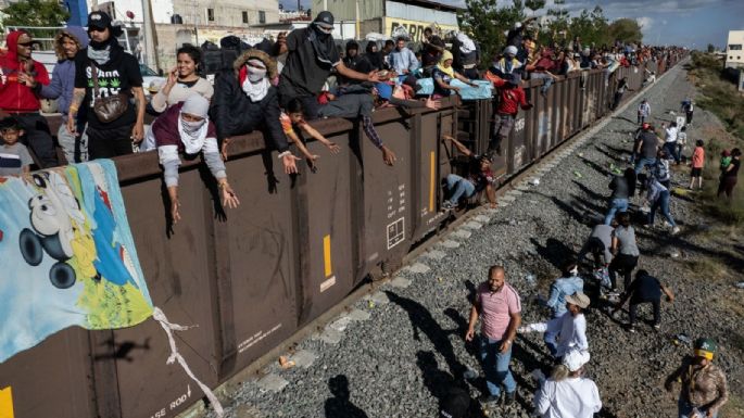 Histórica, la cifra de migrantes a bordo de La Bestia rumbo a EU