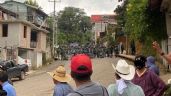 Chiapas: fuerzas federales se abren paso con gas lacrimógeno en zona de disputa de cárteles (Video)