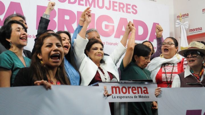 Clara Brugada se registró como aspirante de Morena para la CDMX