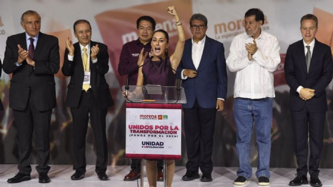 "¡Vamos a ganar el 2024!": Claudia Sheinbaum tras ser nombrada candidata presidencial de Morena (Videos)