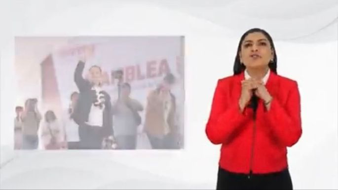 Autocampaña de exalcaldesa de Puebla para ser postulada a la gubernatura por Morena