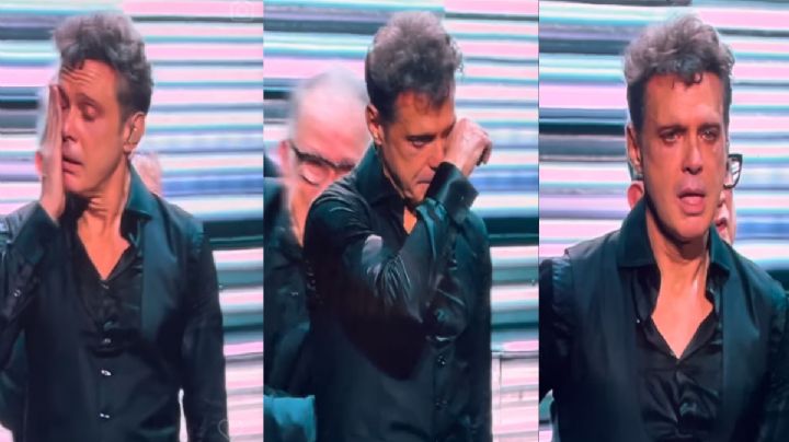 Así lloró Luis Miguel en pleno escenario mientras era ovacionado en Chile (Video)