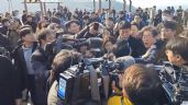 Graban momento en el que líder opositor en Corea del Sur es apuñalado en el cuello