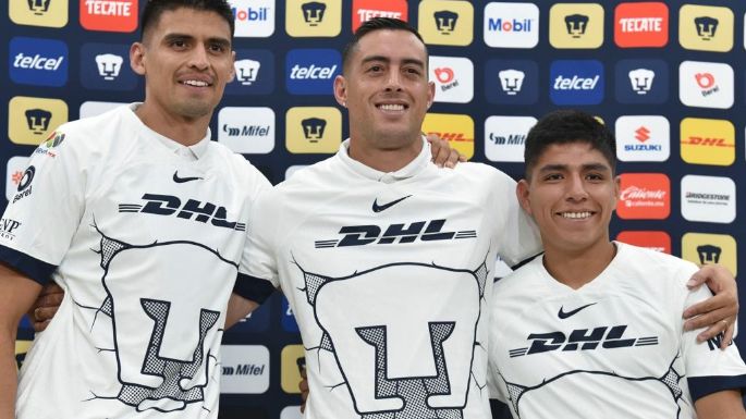 Funes Mori, Martínez y Quispe son presentados como refuerzos de los Pumas