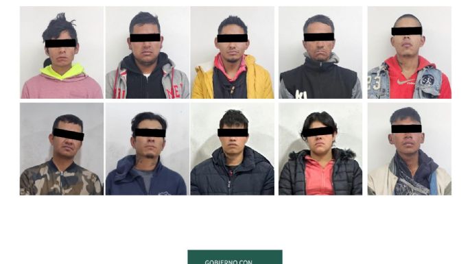 Detienen a 10 personas con droga y dinero tras cateos en Iztapalapa