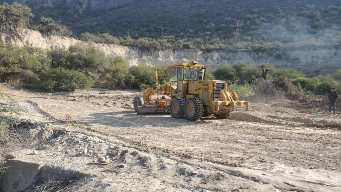 En el Altiplano tamaulipeco, construcción de vado conectará zonas ejidales