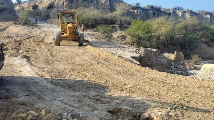 En el Altiplano tamaulipeco, construcción de vado conectará zonas ejidales