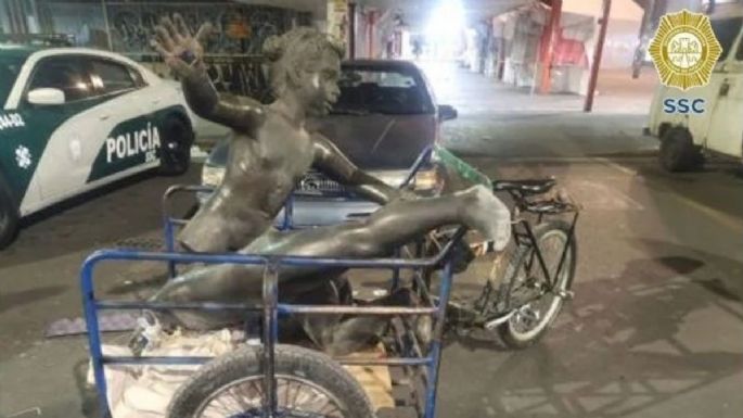Detienen a un hombre por el robo de estatuas en Tlatelolco