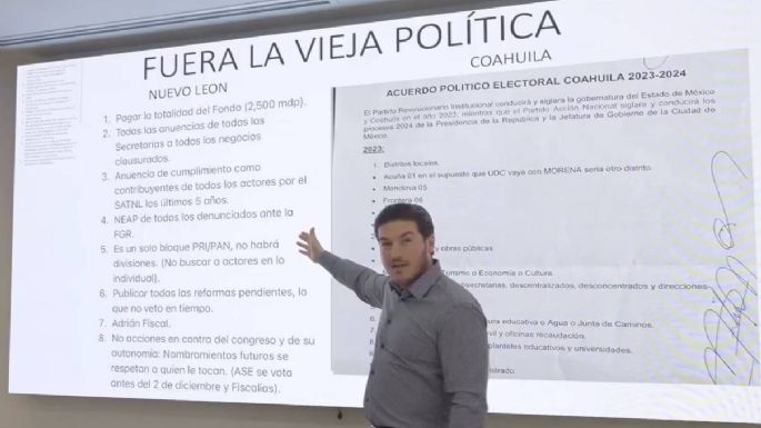 Samuel García exhibe presuntas presiones del PRI y PAN; estrena serie “Fuera la vieja política”