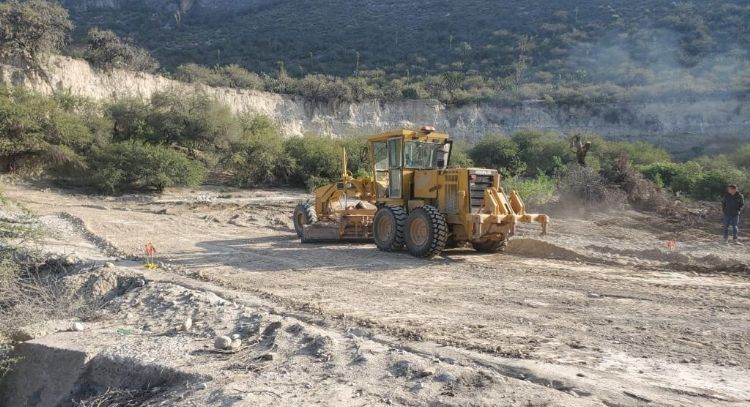 En el Altiplano tamaulipeco, construcción de vado conectará zonas ejidales