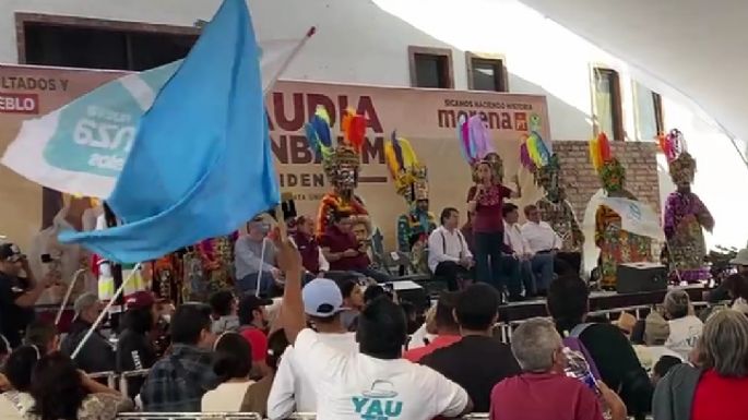 Claudia Sheinbaum pide unidad en Morelos... y afloran los conflictos