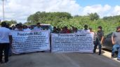 Bloquean acceso a las obras del Tren Maya en Playa del Carmen