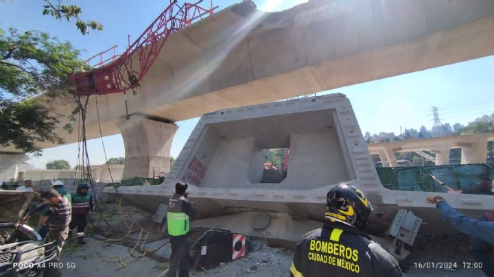 Colapsa estructura del Tren Interurbano México-Toluca