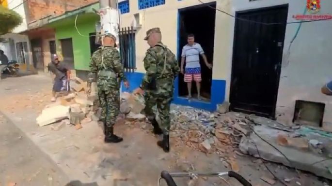 Sismo de magnitud 5.6 deja en Colombia un lesionado y averías en viviendas, colegios y un hospital