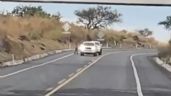 Video muestra el robo con violencia de una camioneta en la Autopista Siglo XXI en Michoacán