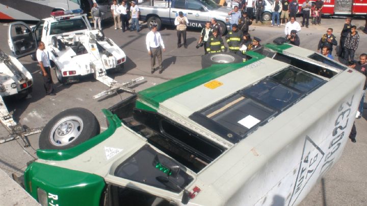 Dos accidentes de transporte público concesionado causan 18 heridos en menos de 24 horas