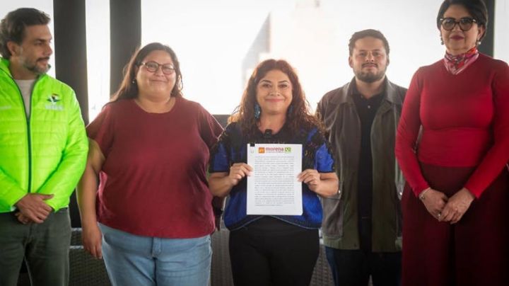 Beneficiará a la CDMX el convenio de coalición firmado por Morena, PVEM y PT: Clara Brugada
