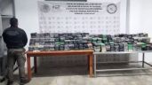 Chiapas: FGR asegura media tonelada de cocaína en tráiler cargado con pescado congelado