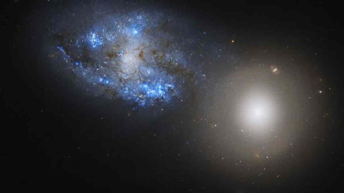 La NASA logra representar el sonido de dos galaxias; así se escucha