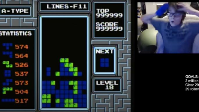 Jugador de 13 años se convierte en el primero en vencer al "invencible" Tetris