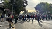 Trabajadores del Sistema de Aguas de la CDMX bloquearon el Eje 5 Sur por falta de pago