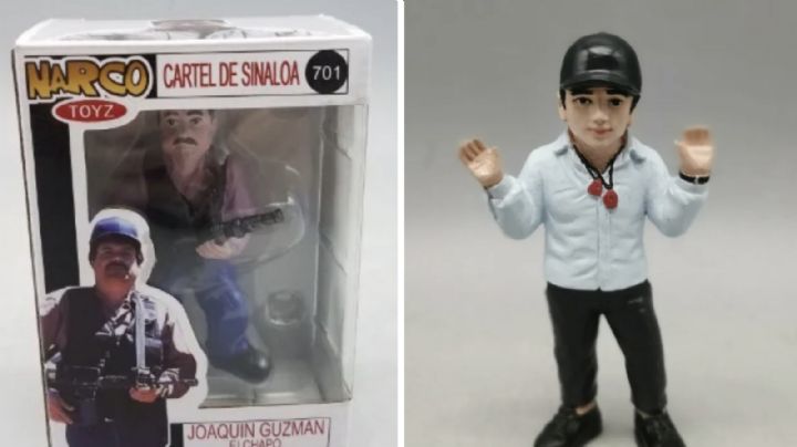 Venden por internet muñecos coleccionables de El Chapo, Ovidio, Arellano Félix y Pablo Escobar