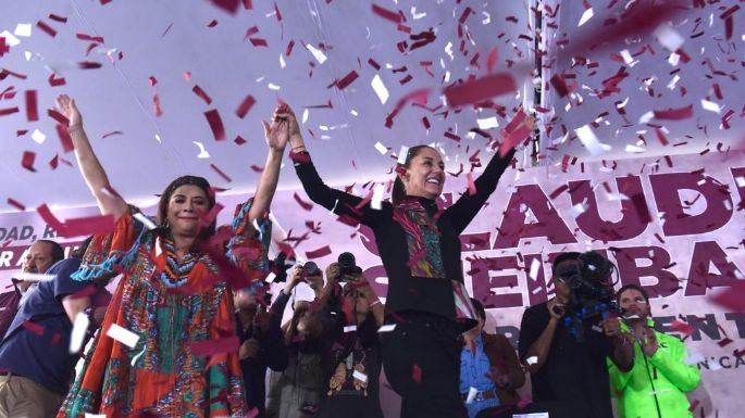Claudia Sheinbaum pasa apuros para entusiasmar a los presentes en su mitin en Xochimilco