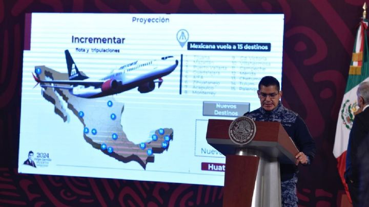 Mexicana de Aviación efectúa 220 vuelos desde su inauguración; hay 14 mil reservaciones