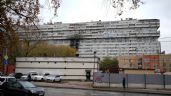 Dos muertos en incendio en uno de los edificios más notables de la capital rusa
