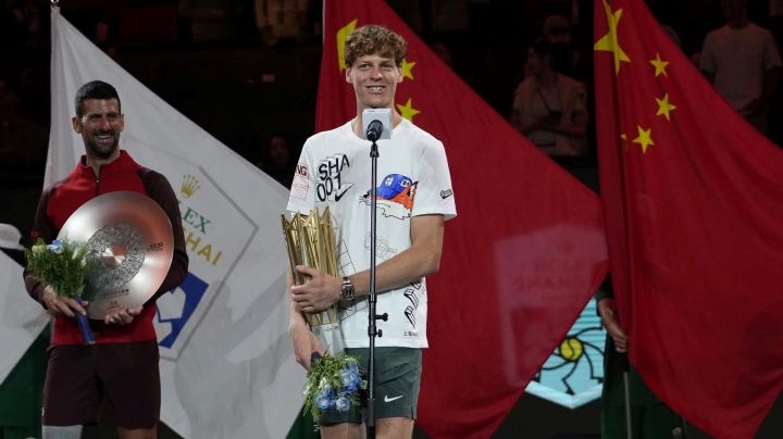 Jannik Sinner vence a Novak Djokovic y se lleva el título del Masters de Shanghái