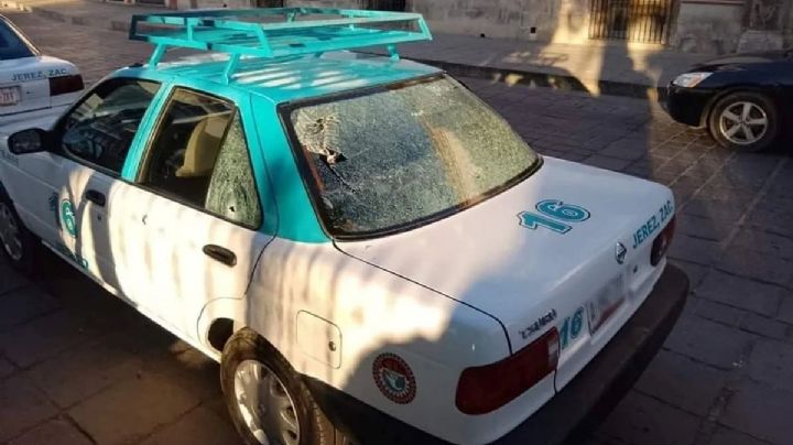 CJNG balea y lanza granada contra taxistas en Zacatecas