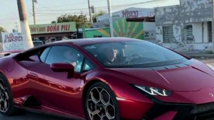 Antonio Flores, diputado de la 4T, presume Lamborghini en calles de Coahuila (Video)