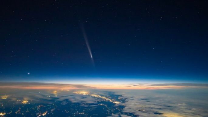 Así se vio el “Cometa del Siglo”; volverá en 80 mil años