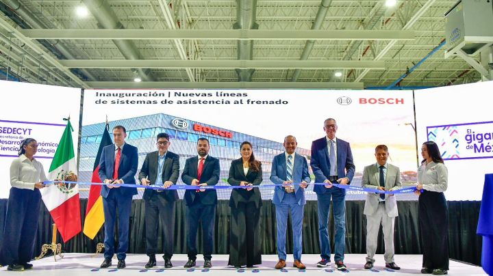 Con una inversión de 4.4 mil mdp, Tere Jiménez inaugura nuevas líneas de producción en Bosch Aguascalientes