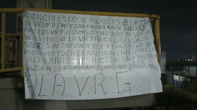 En narcomantas, criminales amenazan con una guerra contra el gobierno de Tabasco