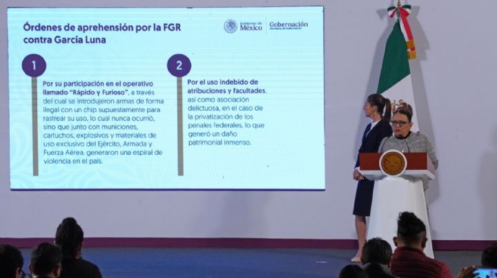 Genaro García Luna tiene tres órdenes de aprehensión en México: Sheinbaum