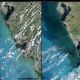 Copernicus elige como imagen del día la costa oeste de Florida antes y después del huracán 'Milton'