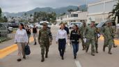 En Acapulco, Sheinbaum ordena restablecer los caminos y el abasto de agua