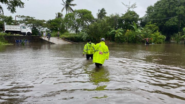 Una persona murió y otra desapareció en Veracruz por la tormenta Nadine y el frente frío 4 (Video)