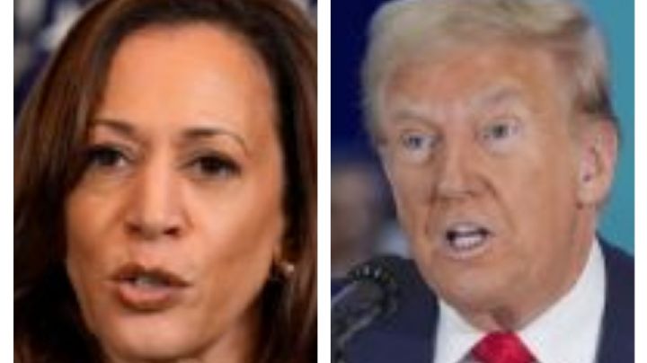 Harris y Trump se mantienen empatados en la tendencia electoral, revela encuesta