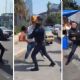 Policía y comerciante protagonizan pelea en la CDMX; SSC ya investiga lo ocurrido (Video)