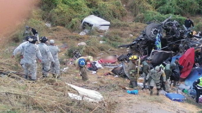 Mueren 24 pasajeros de un autobús en un accidente en la autopista Zacatecas-Aguascalientes