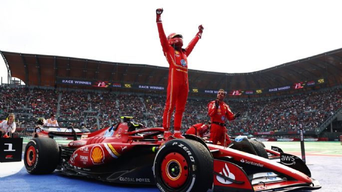 Sainz gana el GP de México; Checo Pérez terminó en decimoséptimo lugar