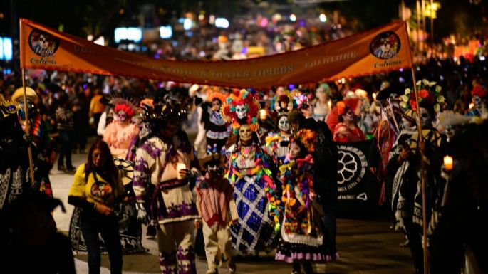 Así fue la Mega Procesión de las Catrinas en CDMX (Fotogalería y video)