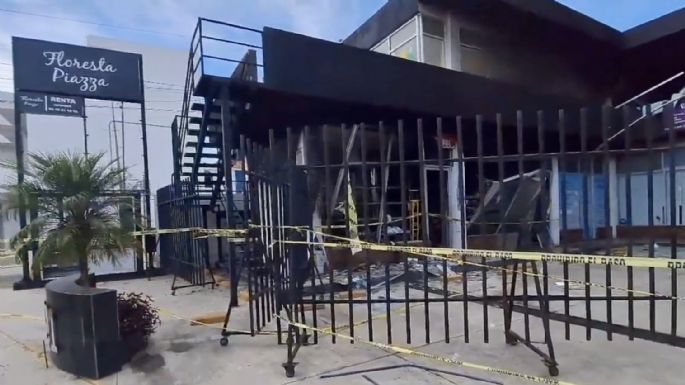 Incendian plaza comercial por cobro de piso en San Andrés Cholula, Puebla