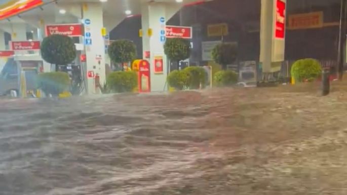 Lluvia azota el sur de la CDMX; la Picacho-Ajusco se convirtió en un "río" (Videos)